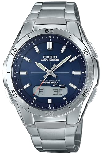 [カシオ] 腕時計 ウェーブセプター 【国内正規品】電波ソーラー 世界6局電波対応ソーラーウォッチ アナデジコンビモデル WVA-M640D-2AJF メンズ シルバー